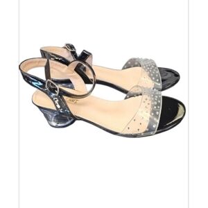 Dream Pairs Black and Clear Heels
